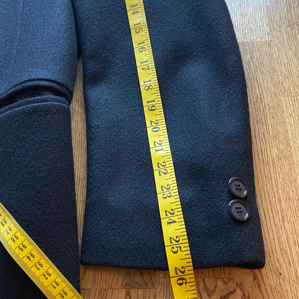 VINTAGE Falcone classic men's wool double breasted fully lined.overcoat Size M/L - Picture 5 of 14